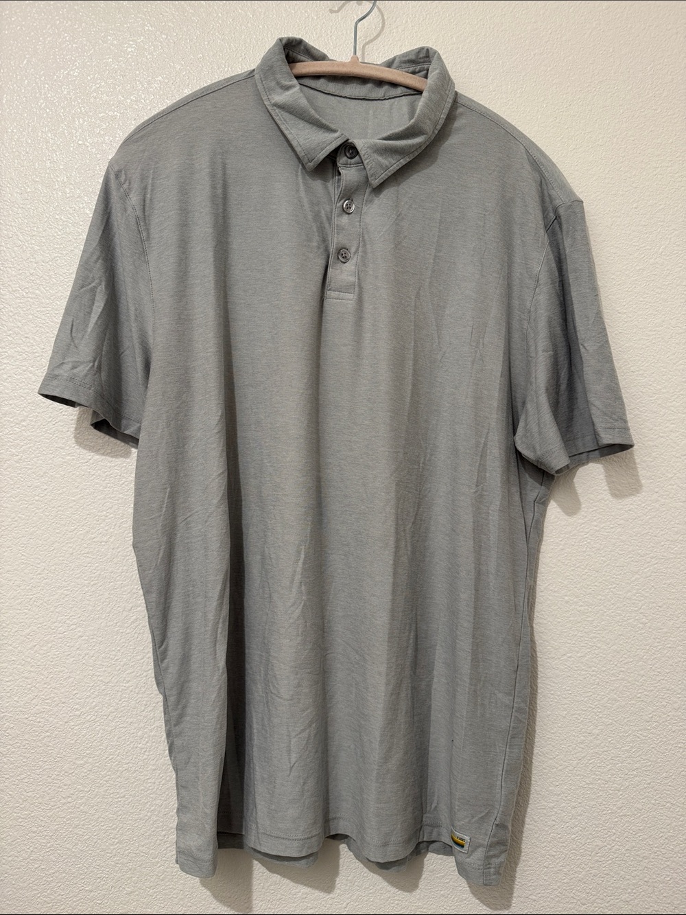 Vuori Grey Strato Tech Polo, Men’s